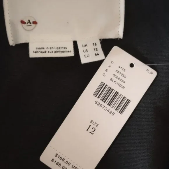 ANTHROPOLOGIE Structured Button Front Blazer Olive Green NWT Size 12 - Picture 15 of 16